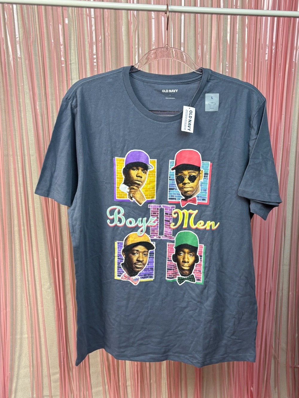 NWT Old Navy Boyz II Men Graphic Short-Sleeve Tee SZ L